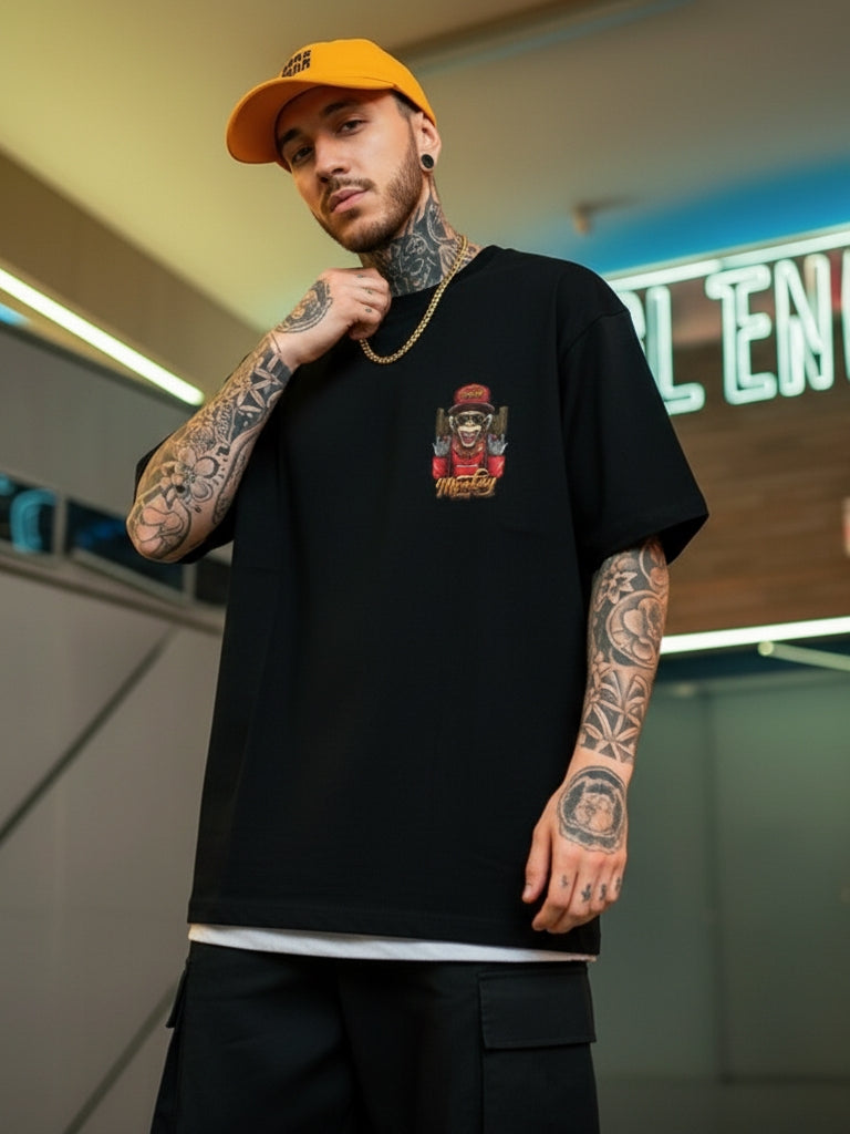 Funky Monkey Edition – Oversized Streetwear T-Shirt