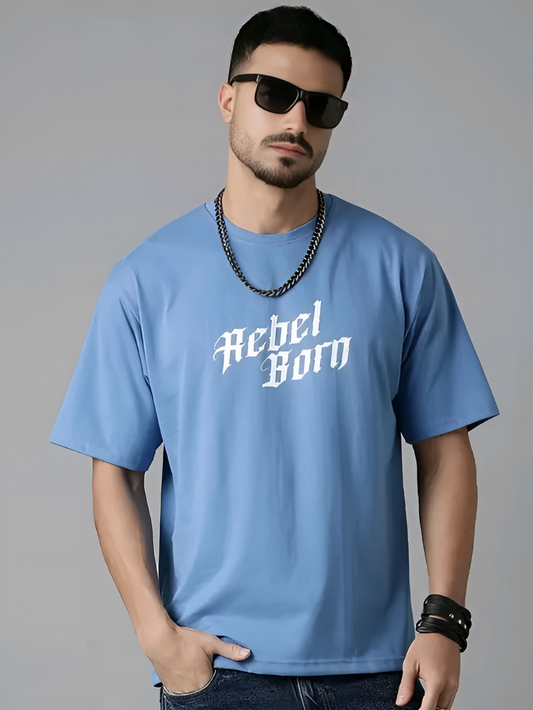Rebel Born Edition – Men’s Oversized Cotton Blend T-Shirt