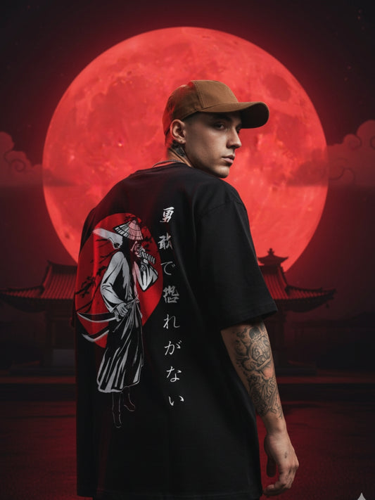 Samurai Aura Edition - Oversized Men T-Shirt<
