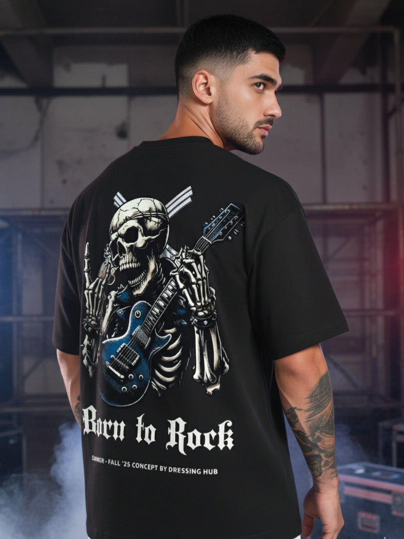 Born to Rock Edition -  Oversized Long Sleeve T-Shirt