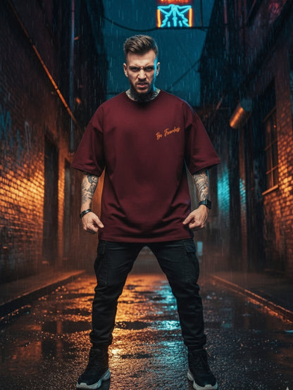 Fearless Staunch Edition - Oversized Three Quarter Sleeve T-Shirt