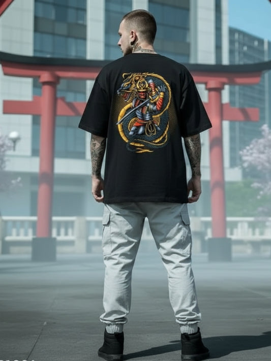 Samurai Dragon Edition – Oversized Streetwear T-Shir