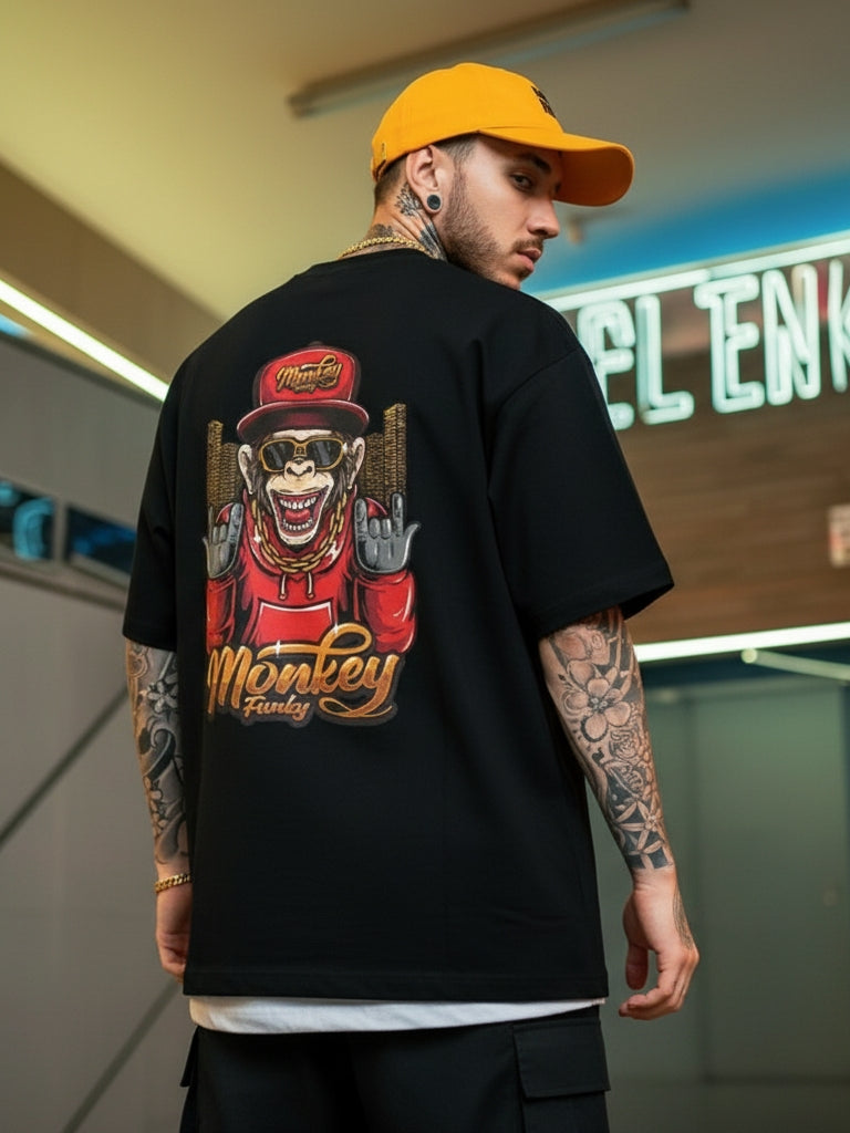 Funky Monkey Edition – Oversized Streetwear T-Shirt