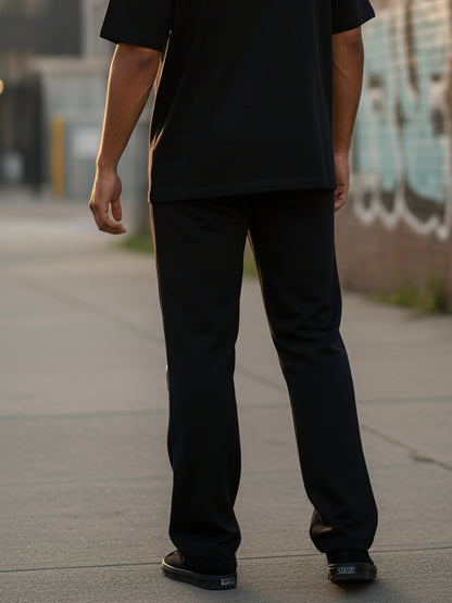 Tribal Fury Edition – Black Streetwear Track Pants