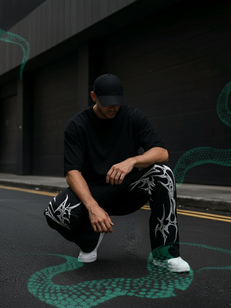 Serpent Flow Edition – Unique Patterned Men’s Track Pants
