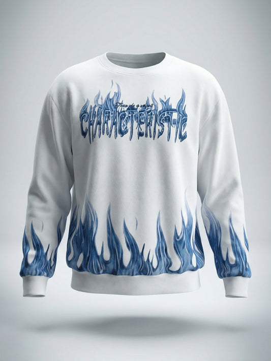 Blue Flame Edition - Fancy Fashionable Men Sweatshirt