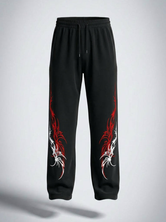 Tribal Beat Edition – UNISEX BAGGY GRAPHIC TRACK PANTS