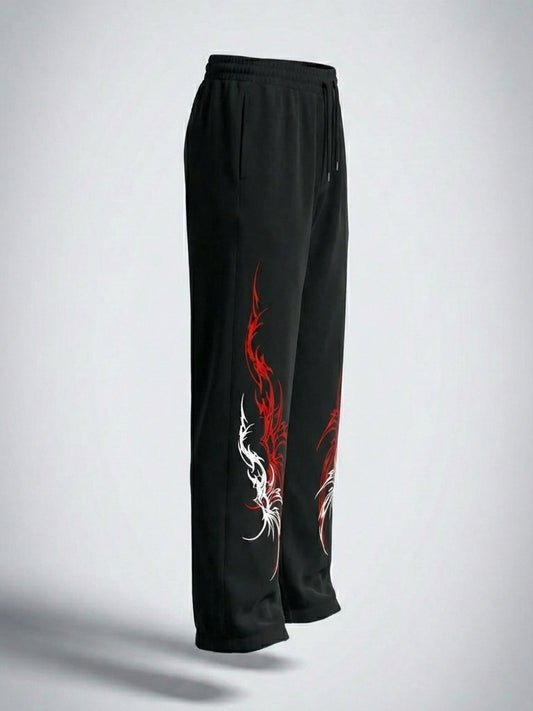 Tribal Beat Edition – UNISEX BAGGY GRAPHIC TRACK PANTS