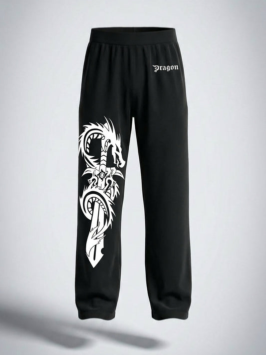Dragon Sword Edition - UNISEX BAGGY GRAPHIC TRACK PANTS