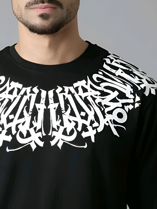 Script Relic Edition – Men’s Oversized Cotton Blend T-Shirt