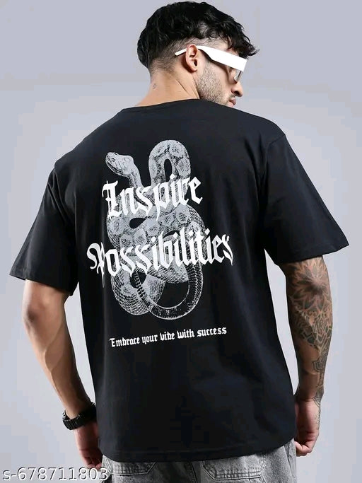 Vibe Ascend Edition – Men’s Oversized Cotton T-Shirt